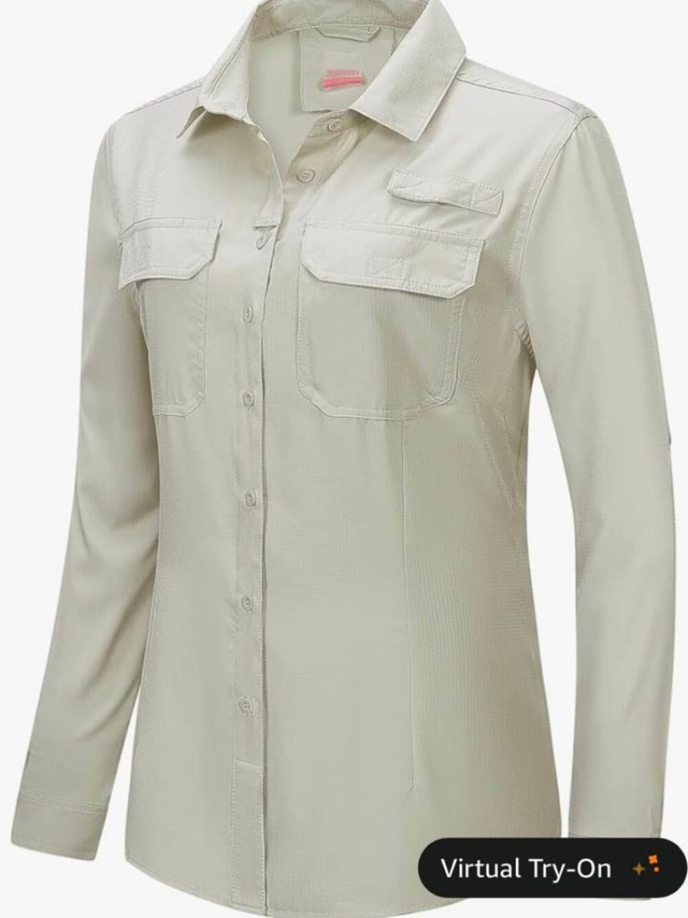 Women's UPF 50+ UV Long Sleeve Hiking Shirt (S)